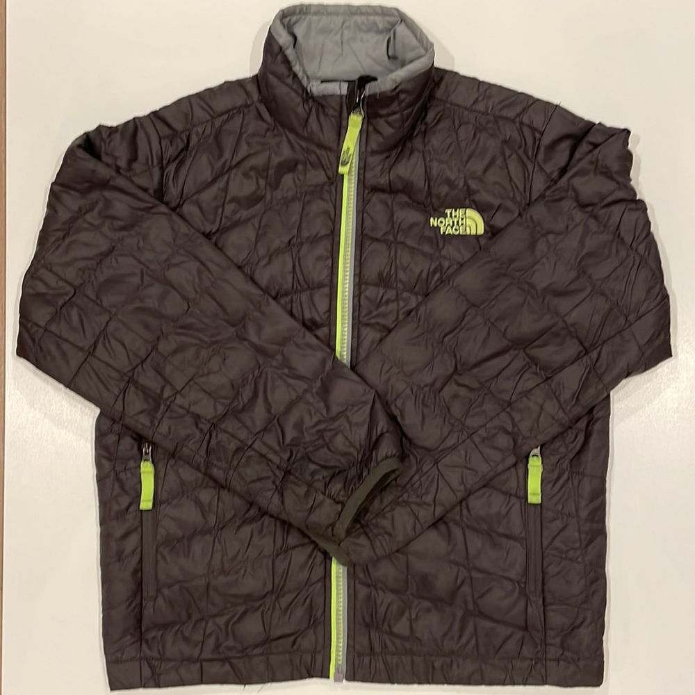 The North Face Boys Youth Size Small (7/8) Charcoal ThermoBall Jacket